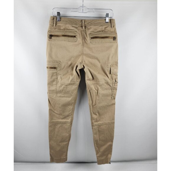 Polo Ralph Lauren Womens Pants 8 Tan VTG Cargo Pants Ankle Zip (30x29) - Picture 9 of 11